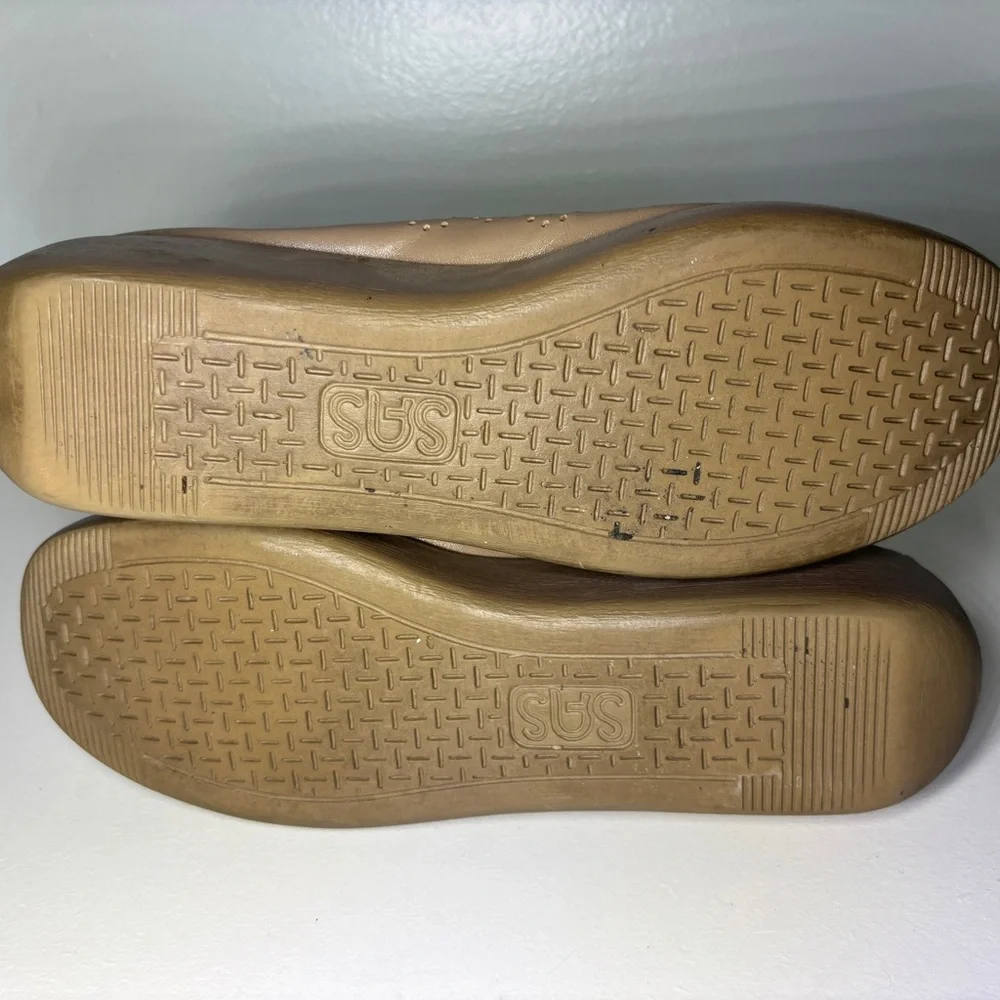 Sas Shoes Womens 7.5 M Siesta Moccasin Sneakers Comfort Lace Up Handmade Leather